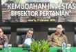 Sistem Perizinan Online Kementan Permudah Investasi Sektor Pertanian