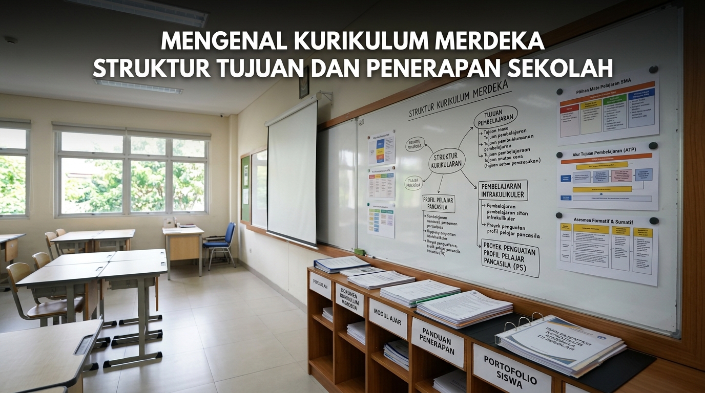 Mengenal Kurikulum Merdeka Struktur Tujuan dan Penerapan Sekolah